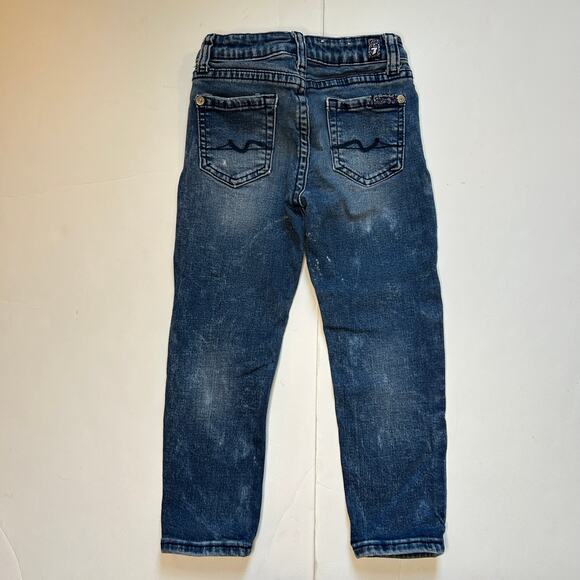 7 For All Mankind Girls Skinny Jeans 4T - Picture 6 of 6